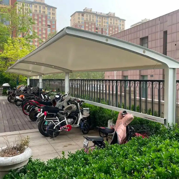 南通膜结构电动车棚